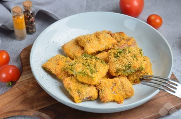 Pollock fillet baked in breadcrumbs – a simple and delicious recipe with photos (step by step)