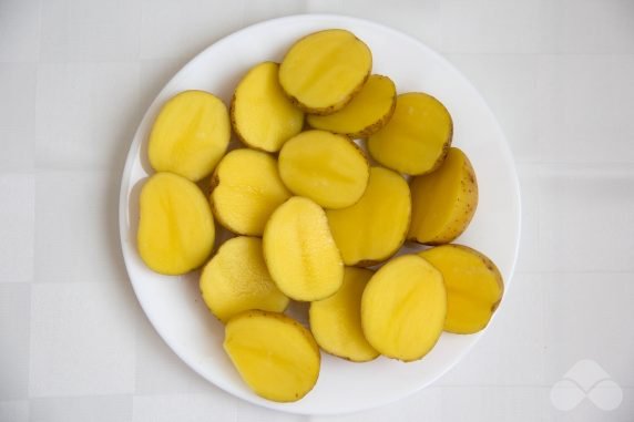 Quick potato recipe in a rustic way: photo of recipe preparation, step 1