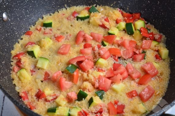 Couscous with vegetables: photo of recipe preparation, step 5