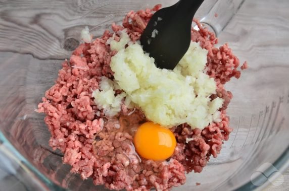 Beef and chicken cutlets: photo of recipe preparation, step 1