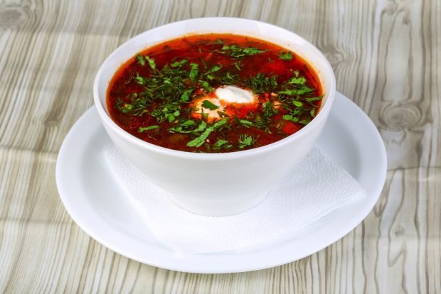 Borscht with bacon – a simple and delicious recipe, how to cook step by step