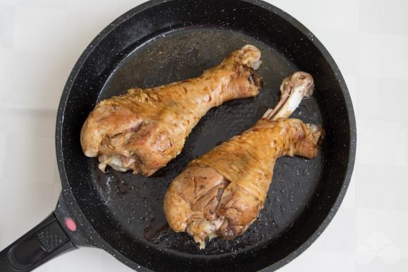 Roast turkey drumstick: photo of recipe preparation, step 5