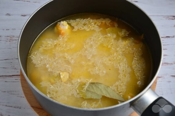 Pilaf with chicken: photo of recipe preparation, step 6