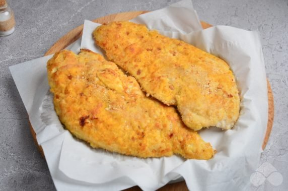 Chicken chops in sour cream batter: photo of recipe preparation, step 7