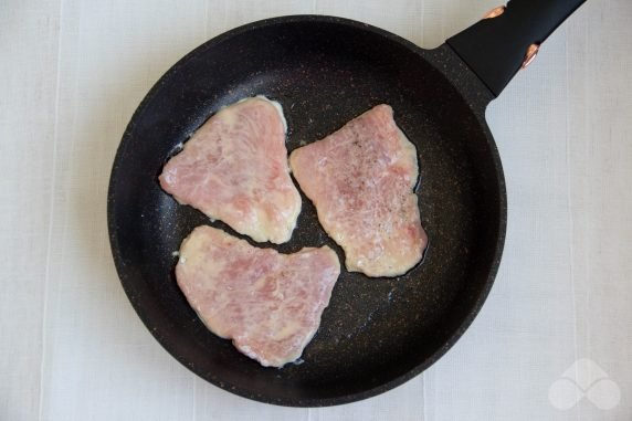 Juicy pork chops: photo of recipe preparation, step 6