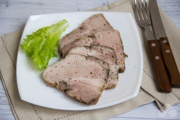 Homemade baked pork in the oven with herbs – a simple and delicious recipe with photos (step by step)