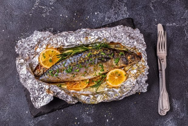 Mackerel in foil with oranges – a simple and delicious recipe, how to cook step by step