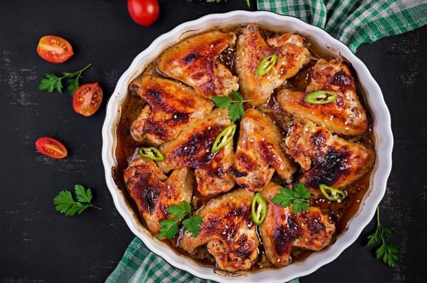 Chicken wings baked in honey-ginger marinade – a simple and delicious recipe, how to cook step by step