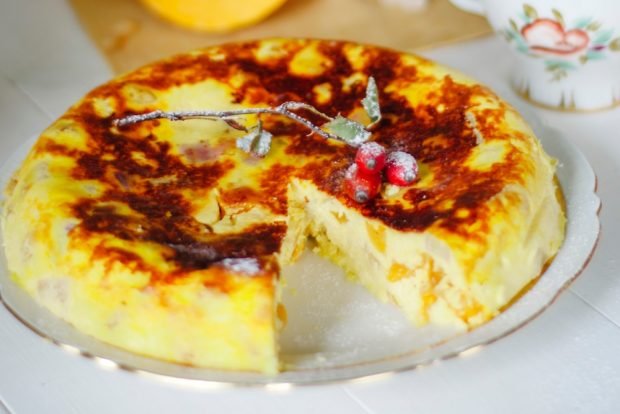 Cottage cheese casserole with banana and pumpkin in a frying pan – a simple and delicious recipe, how to cook step by step