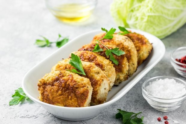 Chicken cutlets with Peking cabbage – a simple and delicious recipe, how to cook step by step