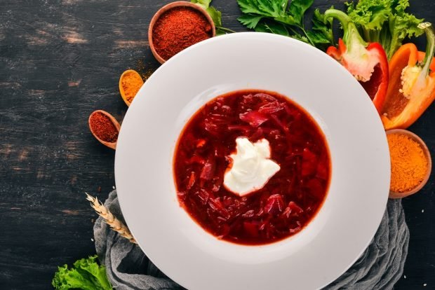 Ukrainian borscht with paprika and curry – a simple and delicious recipe, how to cook step by step