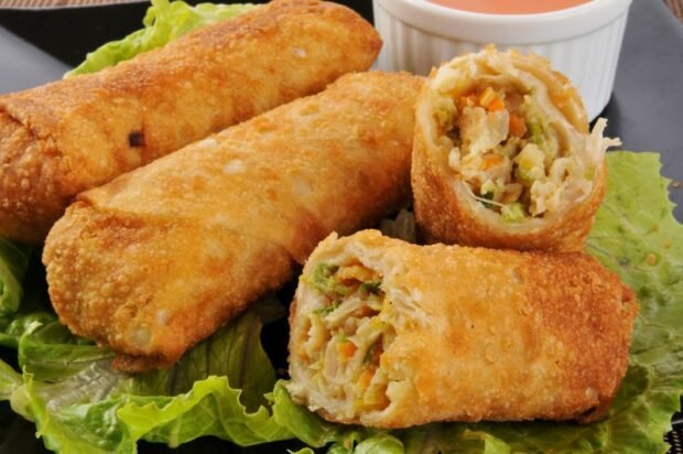 Cabbage rolls in batter 