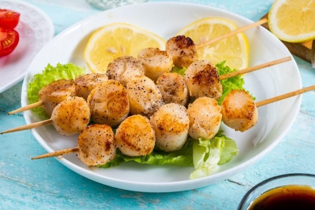 Scallops on the grill – a simple and delicious recipe, how to cook step by step