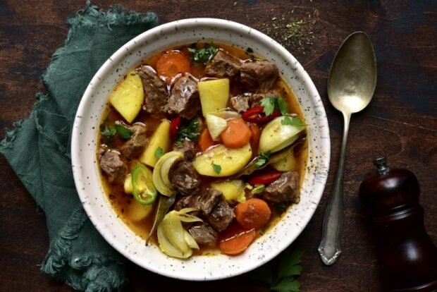 Vegetable stew with beef and hot pepper – a simple and delicious recipe, how to cook step by step