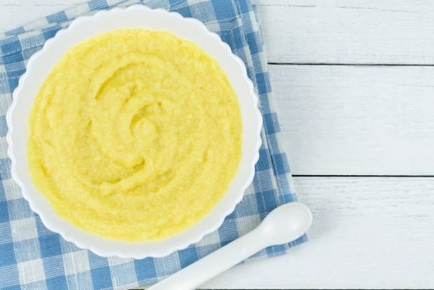 Corn porridge for children is a simple and delicious recipe, how to cook step by step