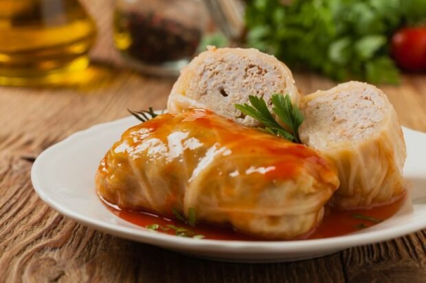 Stuffed cabbage rolls with minced chicken – a simple and delicious recipe, how to cook step by step