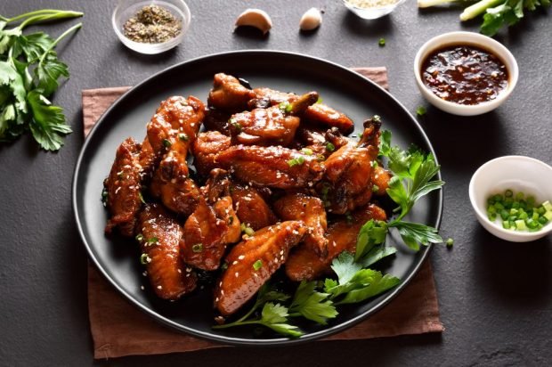 Chicken wings baked in Jerky sauce – a simple and delicious recipe, how to cook step by step