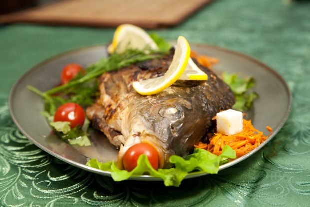 Baked carp in the oven is a simple and delicious recipe how to cook step by step