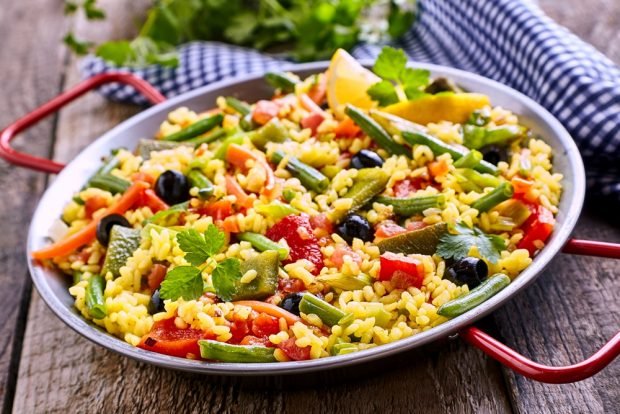 Vegetable paella – a simple and delicious recipe, how to cook step by step