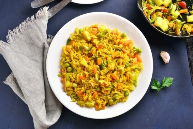 Vegetarian pilaf – a simple and delicious recipe, how to cook step by step