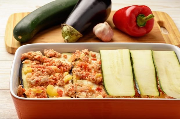 Casserole of zucchini and eggplant with minced meat – a simple and delicious recipe, how to cook step by step