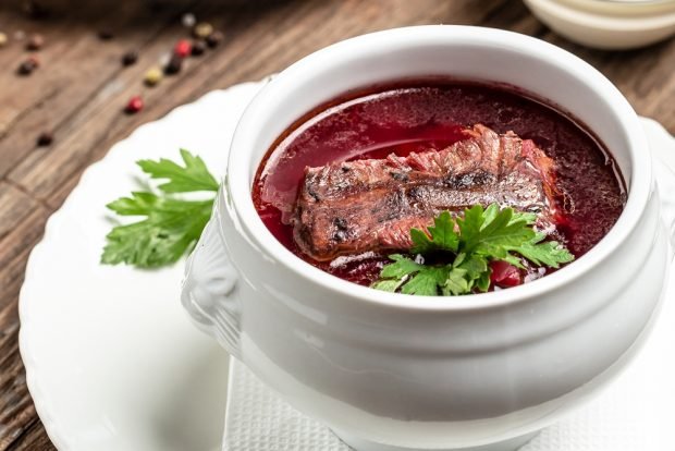 Borscht with ribs – a simple and delicious recipe, how to cook step by step