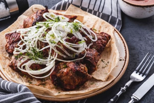 Beef kebab on beer is a simple and delicious recipe, how to cook step by step