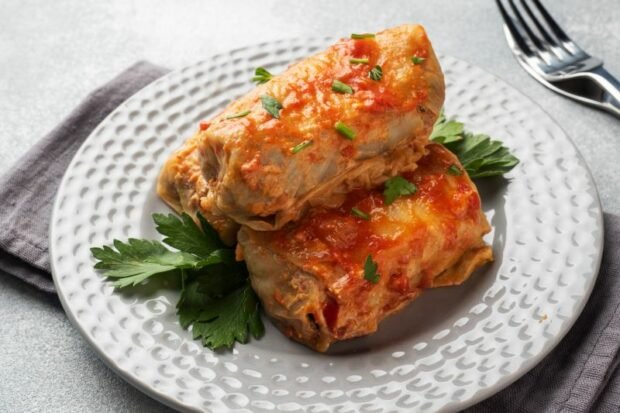 Stuffed cabbage rolls with ground beef – a simple and delicious recipe, how to cook step by step