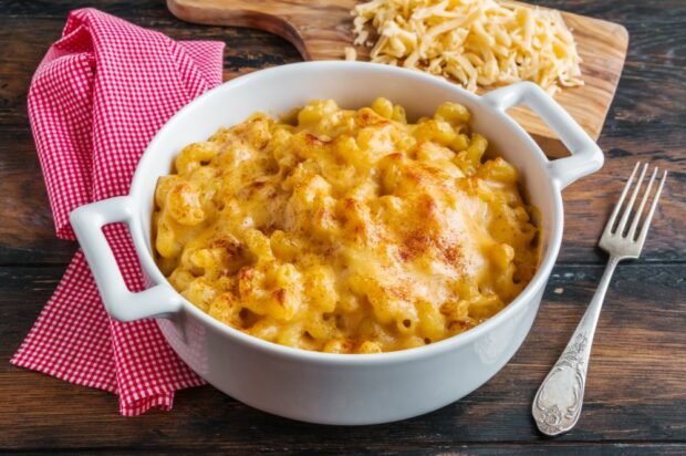 Casserole with macaroni and cheese – a simple and delicious recipe, how to cook step by step