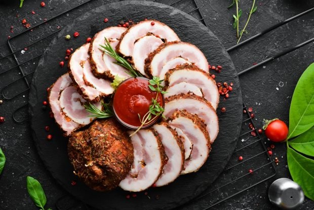 Cold pork roll – a simple and delicious recipe, how to cook step by step