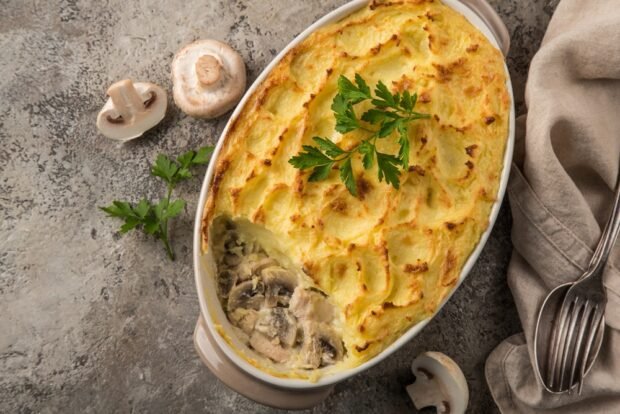 Shepherd's pie with chicken – a simple and delicious recipe, how to cook step by step