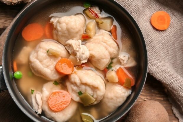 Turkey and dumplings soup is a simple and delicious recipe, how to cook step by step