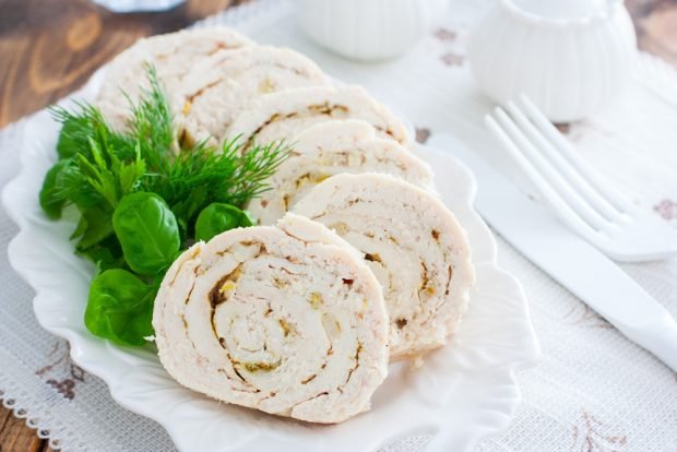 Boiled chicken roll – a simple and delicious recipe, how to cook step by step