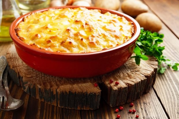 Potato casserole with mushrooms and minced meat – a simple and delicious recipe, how to cook step by step