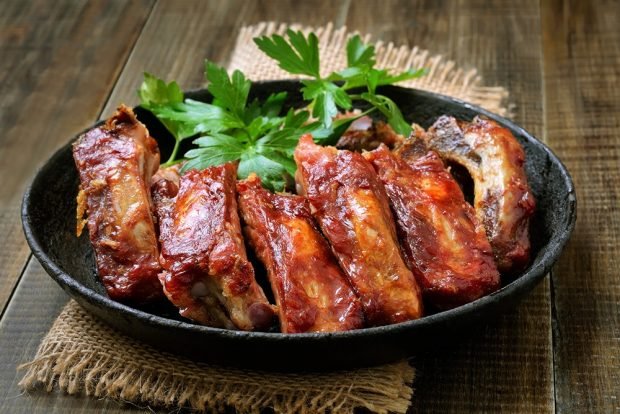 BARBECUE pork ribs in the oven – a simple and delicious recipe, how to cook step by step