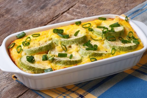 Zucchini casserole with egg is a simple and delicious recipe, how to cook step by step