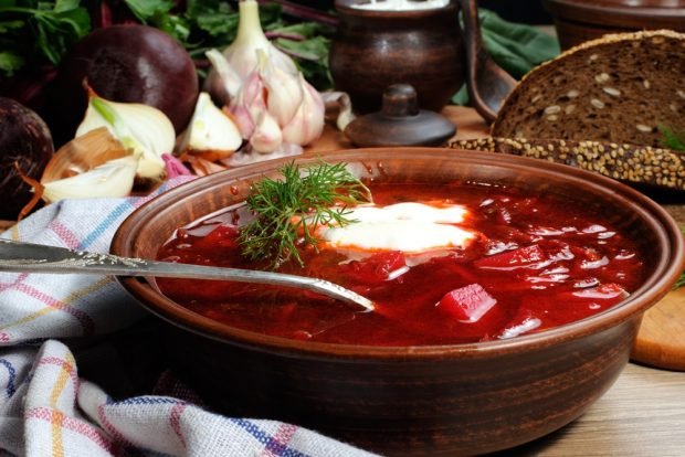 Borscht with walnuts – a simple and delicious recipe, how to cook step by step