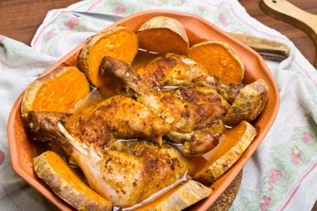 Chicken legs with sweet potatoes – a simple and delicious recipe, how to cook step by step