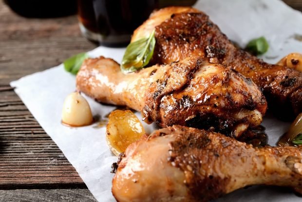 Chicken legs in beer in a frying pan – a simple and delicious recipe how to cook step by step