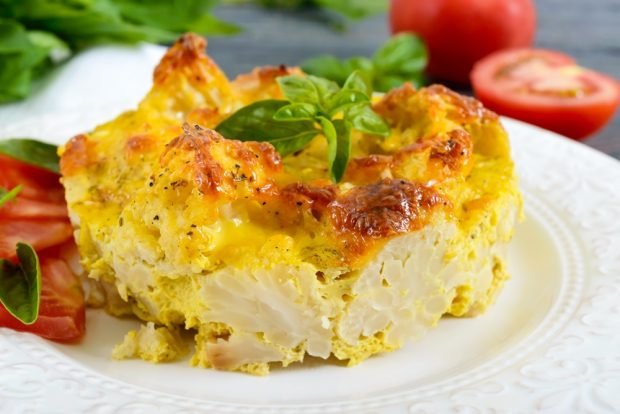 Cauliflower casserole with eggs in a slow cooker is a simple and delicious recipe, how to cook step by step