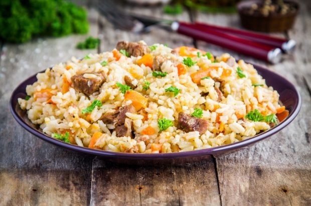 Beef pilaf in a slow cooker – a simple and delicious recipe, how to cook step by step