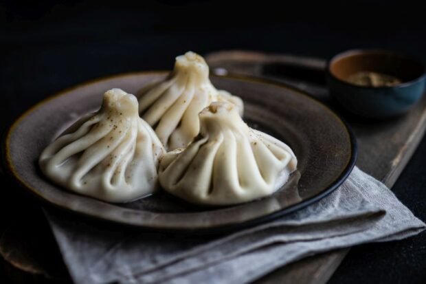 Khinkali with chopped beef 