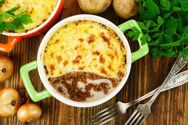 Mashed potato casserole with minced meat – a simple and delicious recipe, how to cook step by step