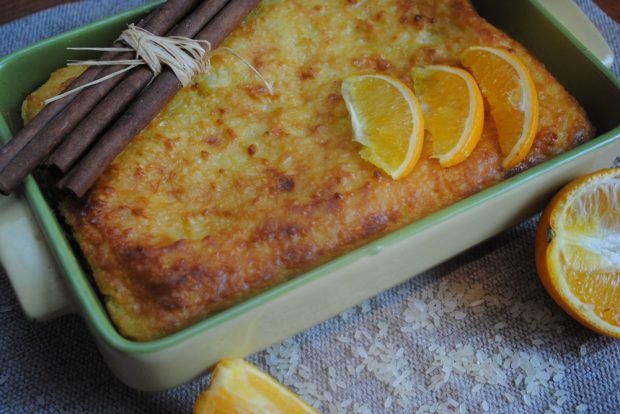 Cottage cheese casserole with rice and oranges – a simple and delicious recipe, how to cook step by step