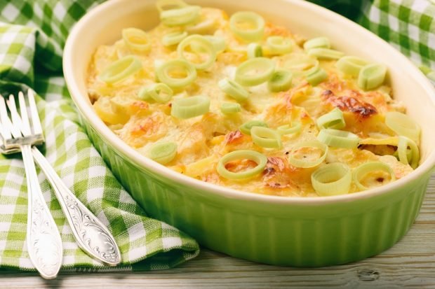 Potato casserole with minced meat and leeks - a simple and delicious recipe, how to cook step by step