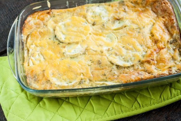 Zucchini casserole with yogurt is a simple and delicious recipe, how to cook step by step