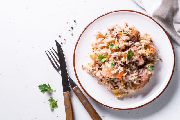 Turkey risotto is a simple and delicious recipe, how to cook step by step