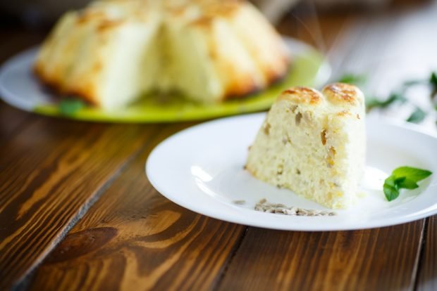 Cottage cheese casserole with cream and rice is a simple and delicious recipe, how to cook step by step