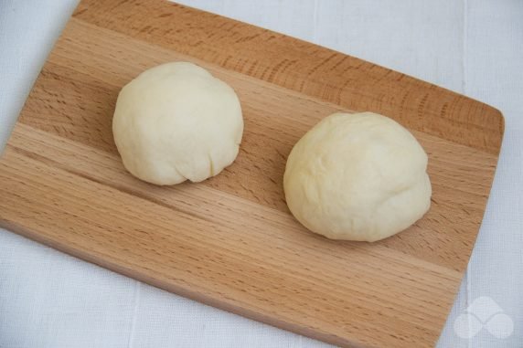 Kefir buns: photo of recipe preparation, step 4