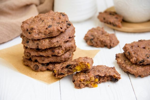 Chocolate oatmeal cookies – a simple and delicious recipe with photos (step by step)